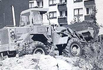 Hier sehen Sie bald wieder historische Baumaschinen