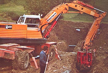 Hier sehen Sie bald wieder historische Baumaschinen