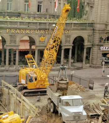 Hier sehen Sie bald wieder historische Baumaschinen