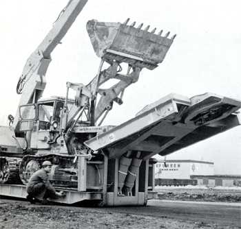 Hier sehen Sie bald wieder historische Baumaschinen