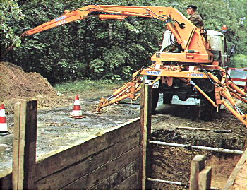 Hier sehen Sie bald wieder historische Baumaschinen