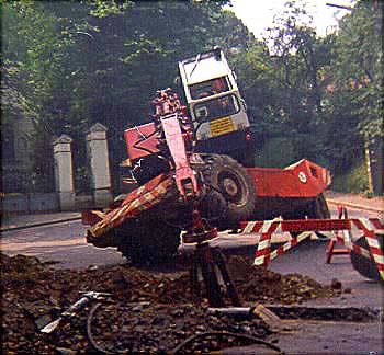 Hier sehen Sie bald wieder historische Baumaschinen