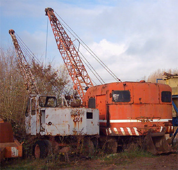 Hier sehen Sie bald wieder historische Baumaschinen