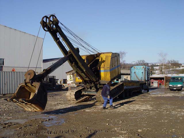 Hier sehen Sie bald wieder historische Baumaschinen