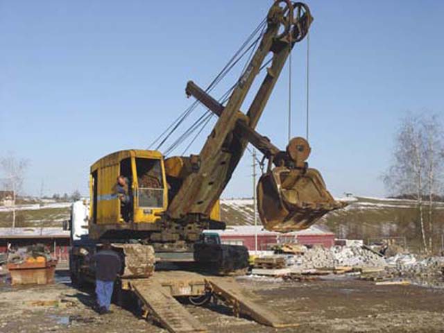 Hier sehen Sie bald wieder historische Baumaschinen