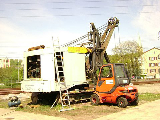 Hier sehen Sie bald wieder historische Baumaschinen