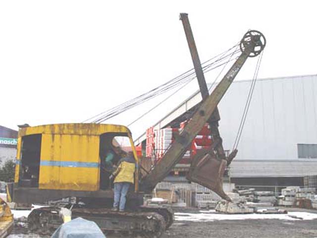 Hier sehen Sie bald wieder historische Baumaschinen