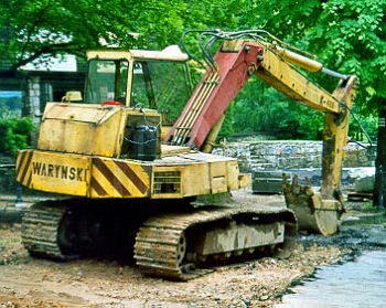 Hier sehen Sie bald wieder historische Baumaschinen