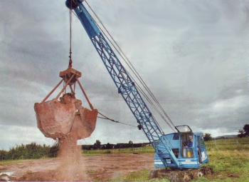 Hier sehen Sie bald wieder historische Baumaschinen